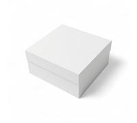 5 x White 12 Inch Square Cake Box with Lid (12x12x6) | Cardboard Cuboid Bakery Box for Birthday, Wedding, and Celebration Cakes | Rigid & Safe for Transport