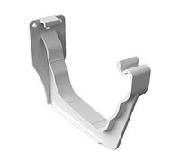 5 x White Ogee Fascia Gutter Brackets, Freeflow 135mm Rain Water Systems