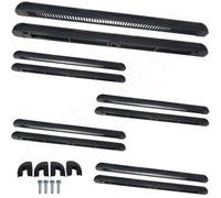 5 x Window Trickle Vents - Reduces Condensation, Damp & Steam - Complete Replacement Kit for uPVC, Wood & Aluminium Anthracite Grey 300mm Pack of 5