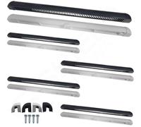 5 x Window Trickle Vents - Reduces Condensation, Damp & Steam - Complete Replacement Kit for uPVC, Wood & Aluminium Anthracite Grey - White 300mm Pack of 5