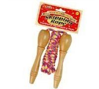 5 X Wooden Handled Children's Skipping Rope