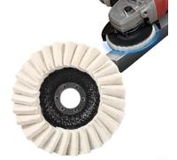 5 x Wool Felt Polishing Discs Flap Disc for Metal Car Furniture (115 mm/4.5 | Flap discs design, streak-free result, ideal for metal and wood, professional for shine, durable