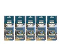 5 x Yankee Candle 2D Car Jar Air Freshener Freshner Scent - BAYSIDE CEDAR