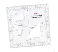 5"x5" Coordinate Scale Protractor Grid Reader Topographic for Map Reading