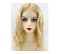 5"x5" Silk Top Full Lace Wig Light Blonde Body Wave Remy Human Hair Wig Silk Base Transparent Lace Wigs Womans Hair Topper(22inch)