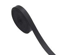 5 Yard Fold Over PU Faux Leather Trim Tape for DIY Costume Home Decoration，15mm（5/8 Inch） (Black)