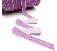 5 yards 6-25mm Velvet Ribbon Party Decoration Ribbon Bowknot DIY Christmas Ribbon-Light Purple-40mm wide