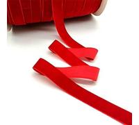 5 yards 6-25mm Velvet Ribbon Party Decoration Ribbon Bowknot DIY Christmas Ribbon-Red-25mm wide