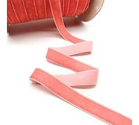 5 yards 6-25mm Velvet Ribbon Party Decoration Ribbon Bowknot DIY Christmas Ribbon-Watermelon Red-25mm wide