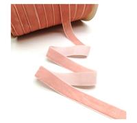 5 Yards 6-25mm Velvet Ribbon Wedding Party Decoration Handmade Wrapping Hair Bowknot DIY for Wrapping Wedding(Light Mauve,25mm Wide)