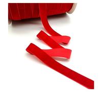 5 Yards 6-50mm Velvet Ribbon Black White Red Wedding Party Decoration Handmade Wrapping Hair Bowknot DIY for Wrapping Wedding(Red,50mm Wide)