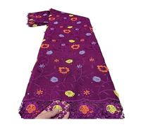 5 Yards Lace Fabric Heavy Cotton 3D Flower Eyelet 120cm