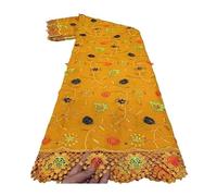 5 Yards Lace Fabric Heavy Cotton 3D Flower Eyelet 120cm