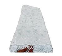 5 Yards Lace Fabric Heavy Cotton 3D Flower Eyelet 120cm