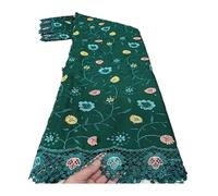5 Yards Lace Fabric Heavy Cotton 3D Flower Eyelet 120cm