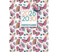 5 Year Diary 2026-2030: Month to View Planner from January 2026 to December 2030 || 60 Months Appointment Book with UK Holidays & Inspirational Quotes ... Size Schedule Organiser || Butterfly Cover