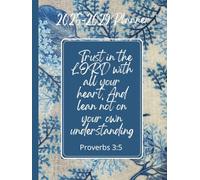 5 Year Monthly Planner 2025-2029, Bible Verse Cover, Proverbs 3:5: Elegant Design, Personal Organiser With Yearly Overviews