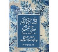 5 Year Monthly Planner 2025-2029, Bible Verse Cover, Proverbs 3:5: Elegant Design, Personal Organiser With Yearly Overviews