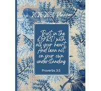 5 Year Monthly Planner 2026-2030, Bible Verse Just On Cover, Proverbs 3:5: Elegant Design, Personal Organiser With Yearly Overviews