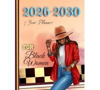 5 Year Monthly Planner 2026-2030 Organizer for Black Women: African American Woman Multi-Year Calendar Journal | Large-Sized 8.5x11 with Federal ... Girls for Writing Notes and Organization