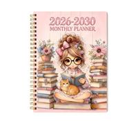 5-Year Monthly Planner - 2026 To 2030 A5 Spiral Schedule | 21x14cm Diary