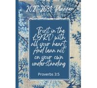 5 Year Monthly Planner 2027-2031, Bible Verse Just On Cover, Proverbs 3:5: Elegant Design, Personal Organiser With Yearly Overviews