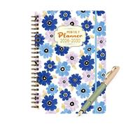 5 Year Monthly Planner - Long Term Paper Datebook | 21x15x2cm Desk Organizer - Day Planner for School Operations and Personal Use, Ideal for Students, Professionals and Anyone