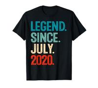 5 Year Old Gifts Legend Since July 2020 5th Birthday Boy Kid T-Shirt