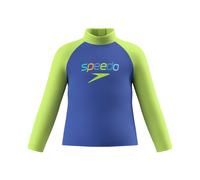 (5 Years, Blue/Green) Speedo Childrens/Kids Logo Long-Sleeved Rash Guard