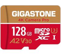 【5-Years Data Recovery】 GIGASTONE 128GB Micro SD Card, 4K Video Recording for GoPro, Action Camera, DJI, Drone, Nintendo-Switch, R/W up to 100/50 MB/s MicroSDXC Memory Card UHS-I U3 A2 V30