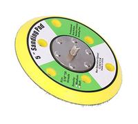 5" Yellow PU Backing Plate 5/16-24 Hook and Loop Sanding Pad for Buffing and Polishing, Suitable for Most Pneumatic Sanders