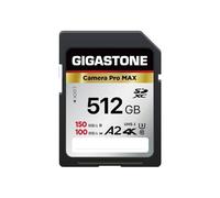 [5-Yrs Free Data Recovery] GIGASTONE 512GB SD Card, 4K Camera Pro MAX, A2 4K SDXC Memory Card High Speed 4K UHD Video Compatible with Canon Nikon Sony Kodak Panasonic Digital Camera, with 1 Mini case