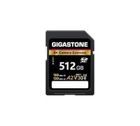 [5-Yrs Free Data Recovery] GIGASTONE 512GB SD Card, Camera Extreme, A2 V30 U3 SDXC Memory Card High Speed UHD Video Compatible with Canon Nikon Sony Panasonic Digital Camera, with 1 Mini case