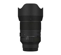 50 1.2 Lens Cap Skin Anti-Scratch Camera Sticker for Sigma 50mm F1.2 DG DN fit for Sony Mount Protective Wrap Film Decal(Leather Black)