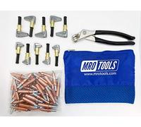 50 1/8 Cleco Fasteners + Cleco Pliers + 5 KSG 3/4 x 1/2 Side-Grip Clamps + 5 KSG 3/4 x 1 Side-Grip Clamps + Carry Bag (K1S50-1/8SG)