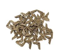 50/100/200/300/500/800/1000pcs Scrapbooking Albums Corner Protector Notebook Bookmark Cover Edge Protectors DIY Decor Craft Supplies(Bronze-800pcs)