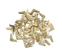 50/100/200/300/500/800/1000pcs Scrapbooking Albums Corner Protector Notebook Bookmark Cover Edge Protectors DIY Decor Craft Supplies(Gold-200pcs)