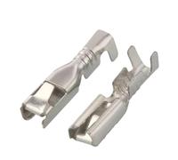 50/100/200/500 Pcs 2.8mm Series Automobile Female Terminal Socket Wiring Copper Connector Plug DJ621-E2.8 * 0.5A/77(100 pcs)