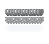 50/100/200 Badges Heart-Shaped Button Maker Parts, DIY Badge Button Maker Machine Supplies, 57MM Pins Press Making Part Multipurpose(100PCS)