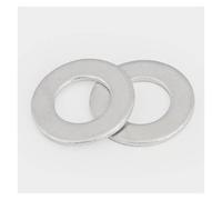 50/100/200pcs M3 M4 M5 M6 M8 M10 M12 Aluminium 6061 DIN125 Flat Washer Plain Washers(M6X12X1.5 200PCS)