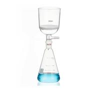 50/100/250/500/1000/2000ml Vacuum Filtration Unit, G3 Sand Core Suction Funnel Lab Device(2000flask-500funnel)
