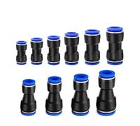 50/100/500PCS Pneumatic Fittings Connector Air Plastic Hose Tube Connectors 4mm 6mm 8mm 10mm 12mm Push Into Plug(PG 10-8,100 PCS)
