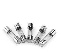 50/100 PCS Boxed,Fast Blow Glass Fuse Tube,250V,5 * 20-6 * 30,0.2/0.5/1/2/3/4/5/6/8/10/15/20/25/30A,Electroniccomponent Protected circuits (Color : 5x20 100pcs)