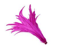 50/100 Pcs/Lot Colorful Rooster Feathers for Crafts 35-40 Cm for DIY Carnival Wedding Party Decoration Rose 50Pcs