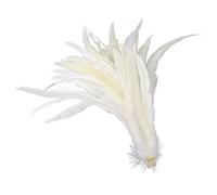 50/100 Pcs/Lot Colorful Rooster Feathers for Crafts 35-40 Cm for DIY Carnival Wedding Party Decoration White 50Pcs