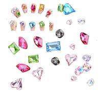 50/100 PCS Mixed Shape Nail Rhinestone Nail Art Charms Nail Art Decoration Sparkling Nail Gems