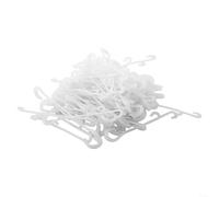 50 100 Pieces Tomato Plant Support Clips with Flexible J Hook Design, Plastic Plant Holders to Prevent Branch Breakage and Falling Fruit (100pcs)