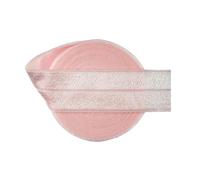 50 100 Yard by Roll 1" 25mm Solid Shiny FOE Fold Over Elastics Spandex Satin Bands Tape Underwear Dress Sewing Trim(Powder Pink,50 Yards)