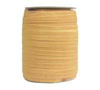 50 100 Yard by Roll 5/8" 15mm Solid Shiny Foldover Elastic Band Webbing Hair Tie Headband Dress DIY Sewing Trim-Old Gold-50 Yards