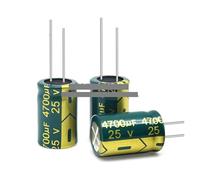 50-1000pcs 10V 16V 25V 35V 50V 400V High Frequency Low Aluminum Capacitor 100UF 220UF 330UF 470UF 680UF 1000UF 2200UF 3300UF(63V2200UF 50PCS)